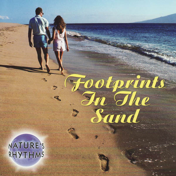 Nature's Rhythms: Footprints in the Sand