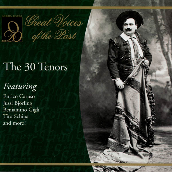Image for Great Voices of the Past: The 30 Tenors