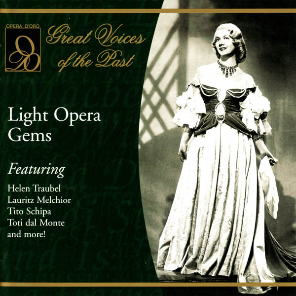 Image for Great Voices of the Past: Light Opera Gems
