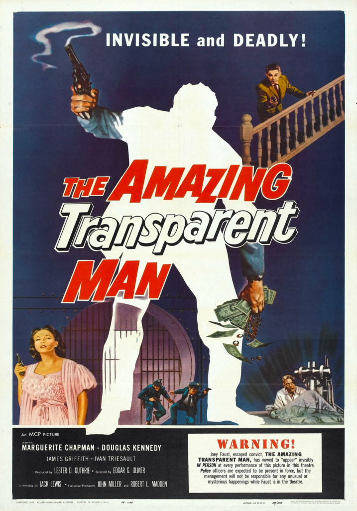 Image for The Amazing Transparent Man